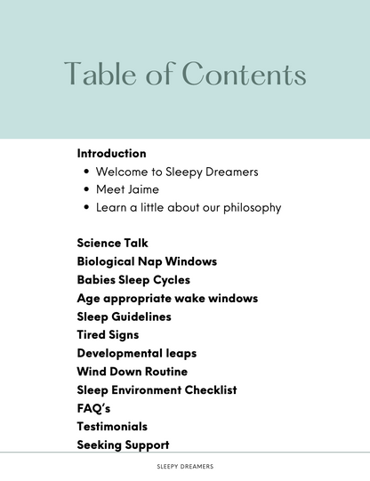 Free Sleep Guide